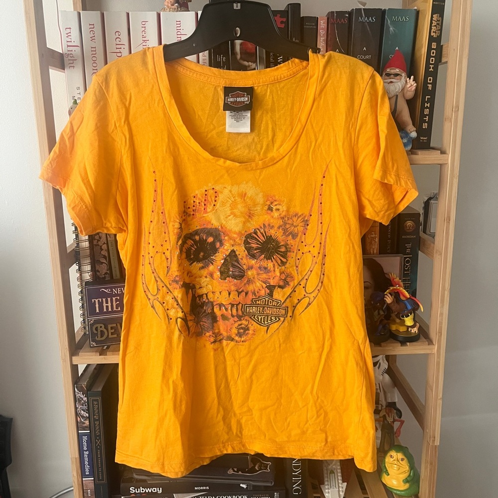 Harley Davidson Women’s Bedazzled T Shirt Size Large